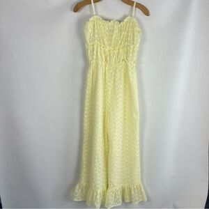 MAJORELLE Sylvan Jumpsuit Light Yellow. size S